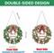 Christmas Diamond Art Hanging Kit – DIY Wreath Pendant Ornament (Double-Sided)